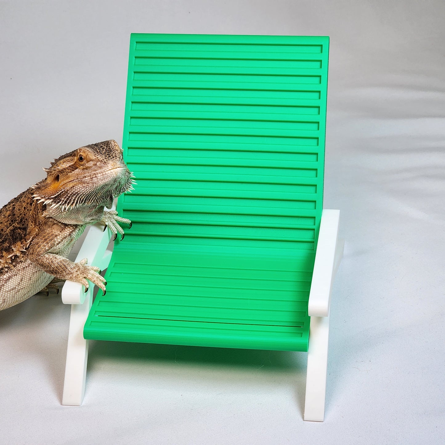 Reptile Beach Lounging Chair | Bearded dragon and leopard gecko hammock lounger and basking spot, Bearded dragon furniture decor
